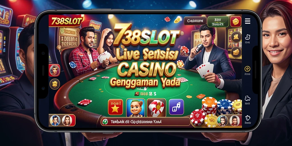 Tampilan gameplay seru di 738SLOT dengan dealer profesional.