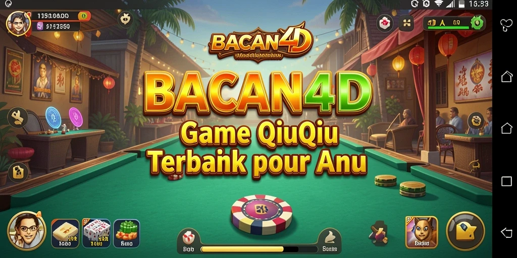 Tampilan menarik dari gameplay BACAN4D saat bermain QiuQiu.