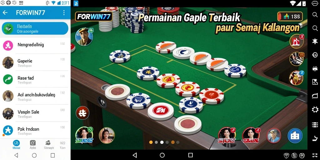 Tampilan gameplay FORWIN77 yang seru dan interaktif.