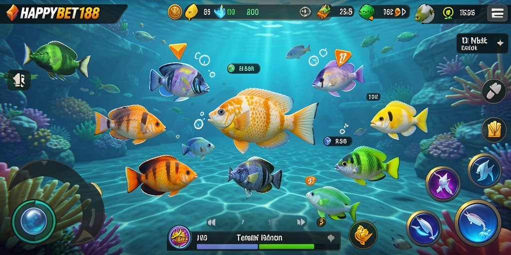 Gameplay seru permainan Tembak Ikan yang penuh aksi.