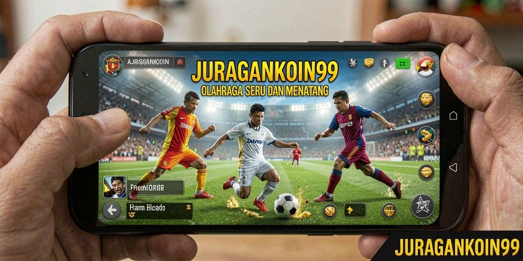 Gameplay seru JURAGANKOIN99 menampilkan aksi olahraga yang mendebarkan.