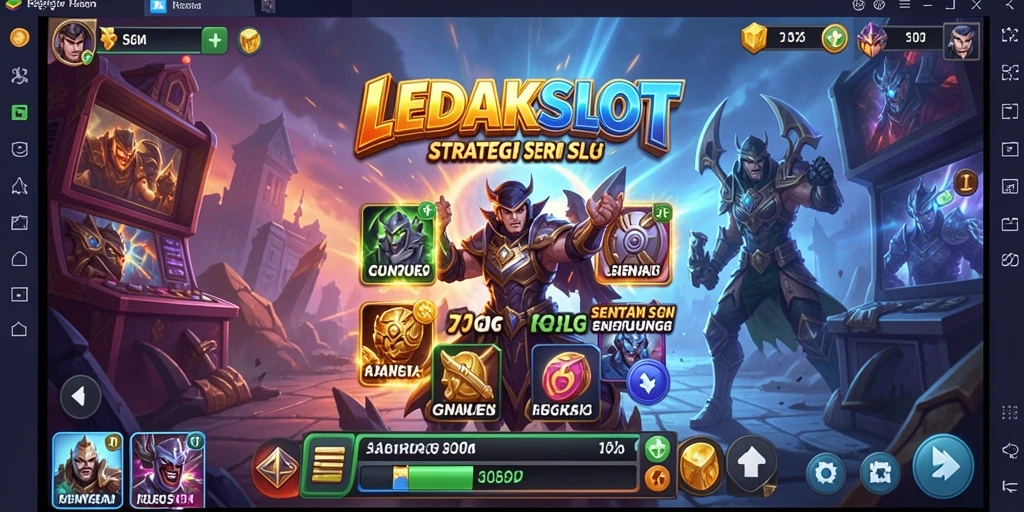 Tampilan seru gameplay LEDAKSLOT dengan strategi yang mendebarkan.