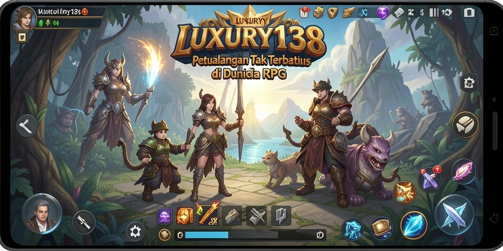 Tampilan menakjubkan dari gameplay RPG LUXURY138 yang mendebarkan.