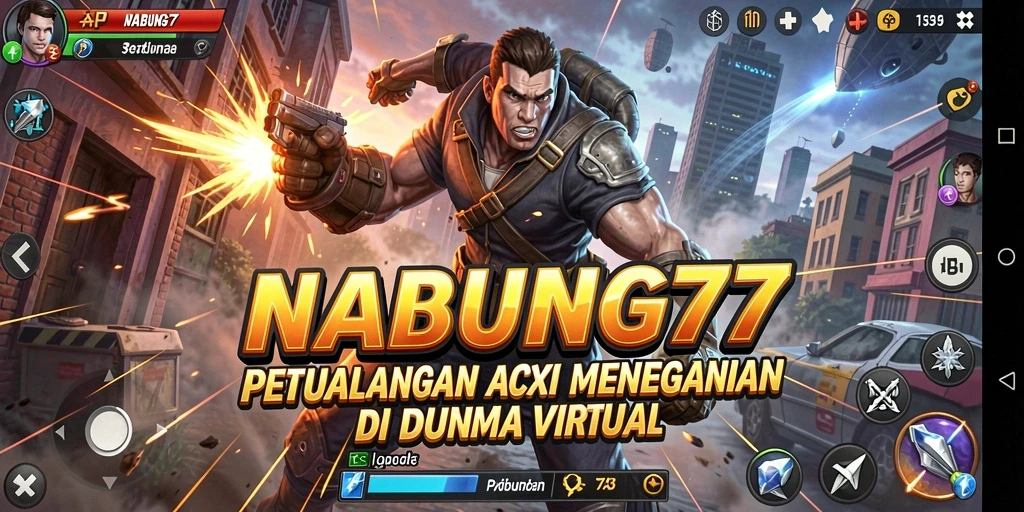 Tampilan gameplay NABUNG77 yang penuh aksi dan tantangan seru.