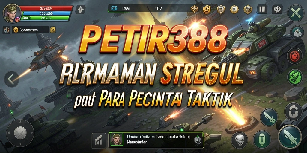 Screenshot utama PETIR388 menampilkan aksi strategi yang mendebarkan.