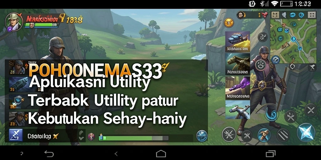 Tampilan screenshot aplikasi POHONEMAS33 yang menampilkan fitur pengingat dan pencatatan.