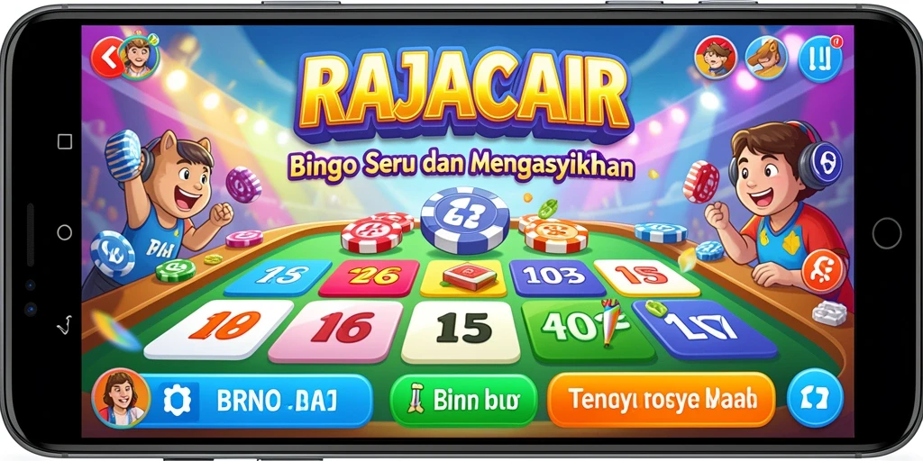 Screenshot gameplay RAJACAIR yang menampilkan keseruan permainan Bingo.