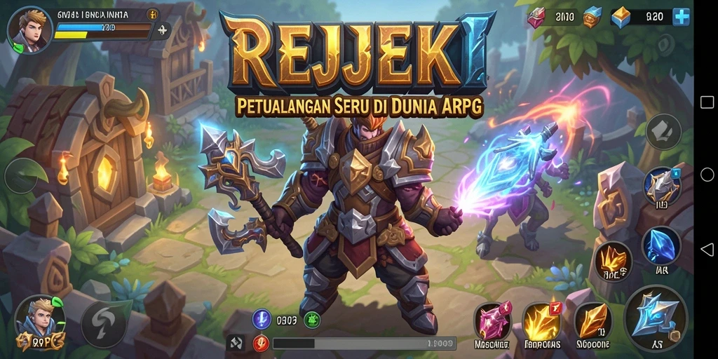 Tangkapan layar menampilkan aksi seru dalam gameplay ARPG.