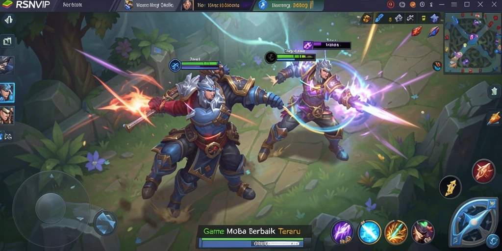 Gameplay seru RSNVIP dengan strategi antar pemain.