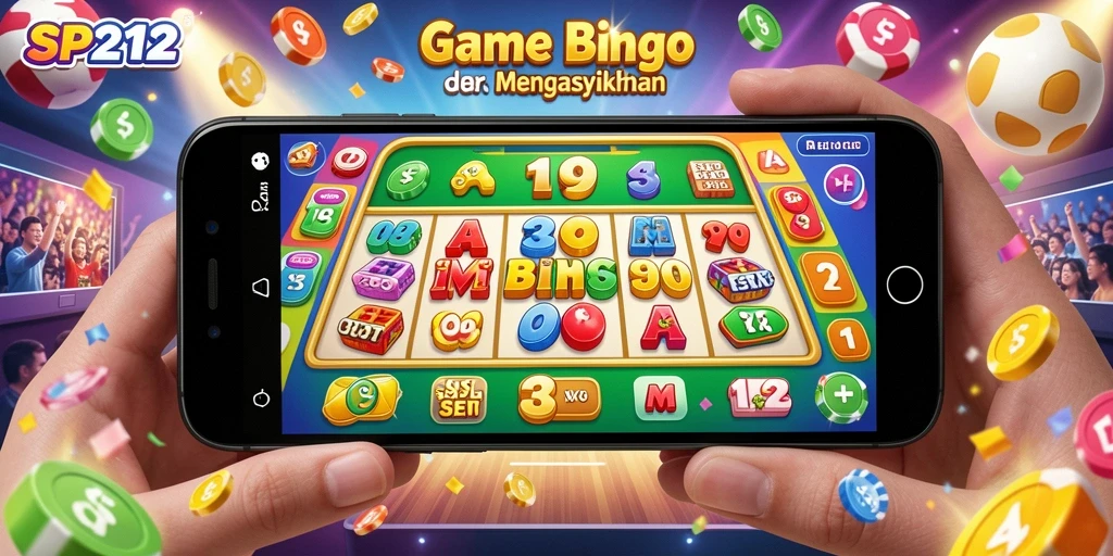 Tampilan gameplay seru SP212 dalam Bingo yang interaktif dan mengasyikkan.