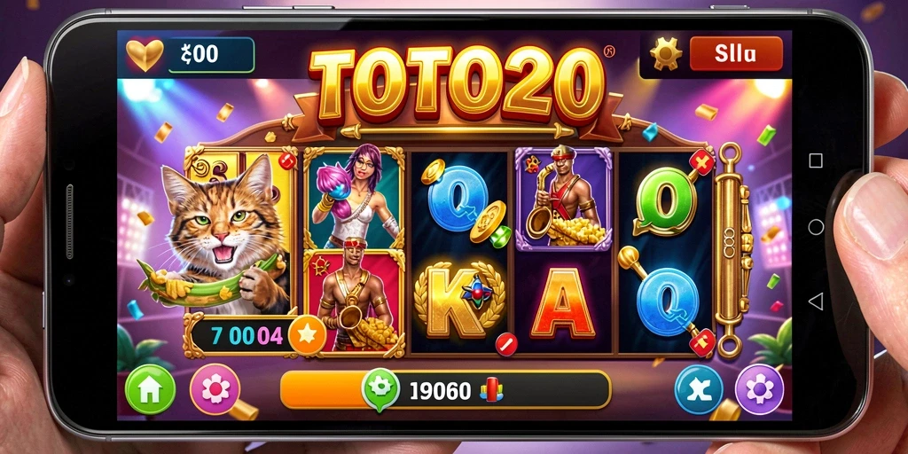 Tampilan menawan dari gameplay Slot TOTO20 yang mengasyikkan.