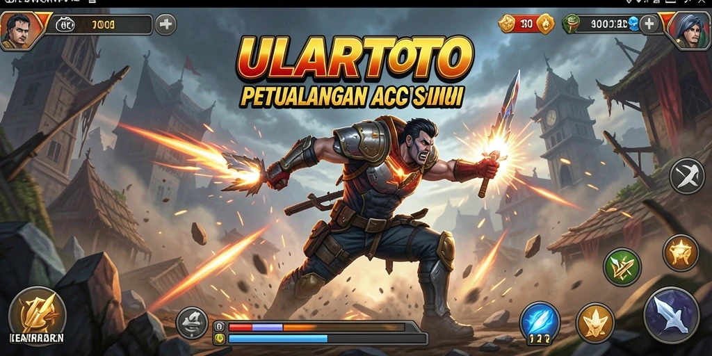 Tampilan gameplay ULARTOTO yang menegangkan dan penuh aksi.